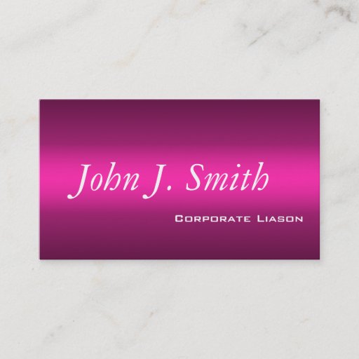 Customizable Shades of Pink Modern Standard Business Cards
