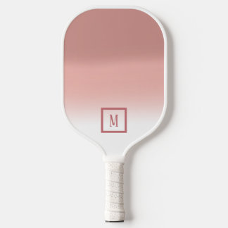 Shades of Pink Monogram Pickleball Paddle
