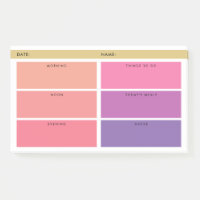 Shades of Pink & Purple Daily Organizer