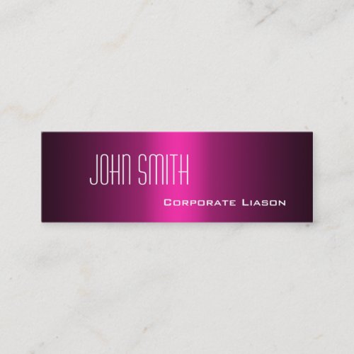 Shades of Pink Skinny Business Cards