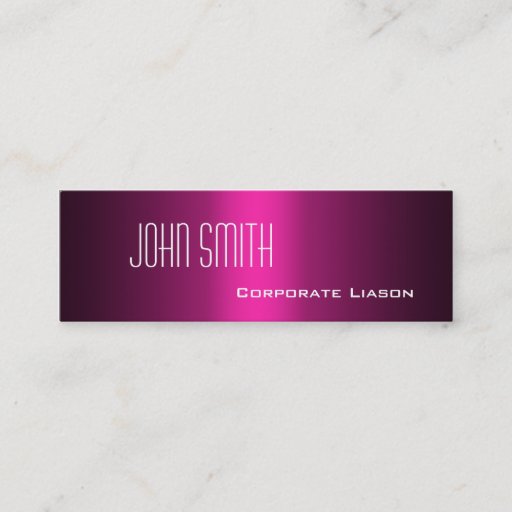 Customizable Shades of Pink Skinny Business Cards
