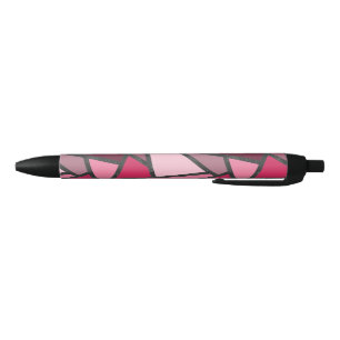 Shades of pink stained glass pattern pen