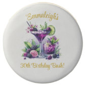 Shades of Purple: A Blue-Violet Birthday Bash Chocolate Covered Oreo (Front)