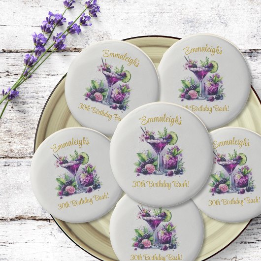 Shades of Purple: A Blue-Violet Birthday Bash Chocolate Covered Oreo