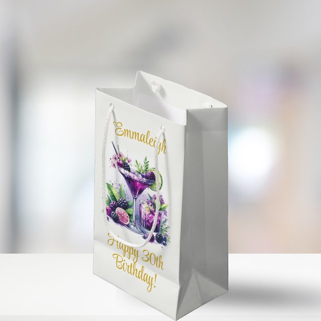Shades of Purple: A Blue-Violet Birthday Bash Small Gift Bag (Creator Uploaded)