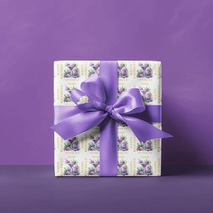 Shades of Purple: A Blue-Violet Birthday Bash Wrapping Paper
