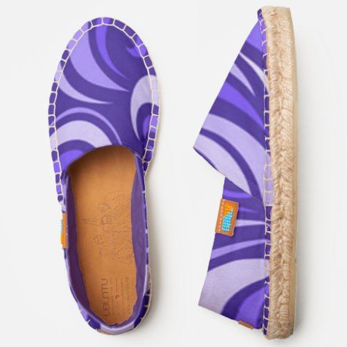 Shades Of Purple Abstract Espadrilles