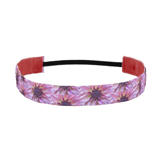 Shades of Purple Dahlia Headband (Front)