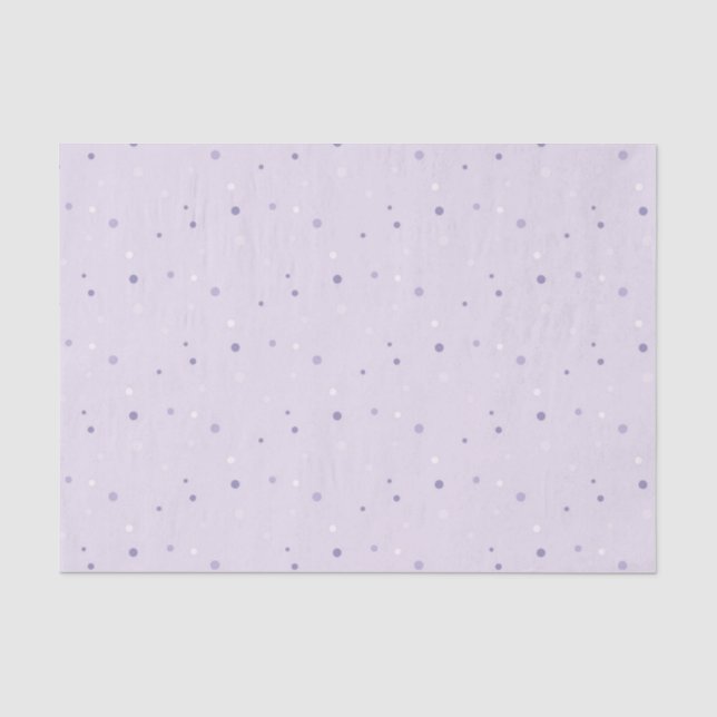 shades of purple dots tissue paper (Front)