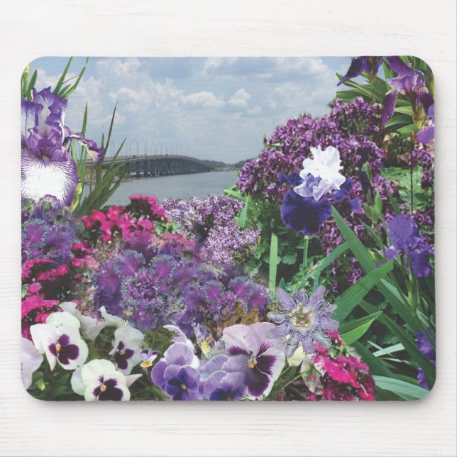 shades of purple mouse pad (Front)