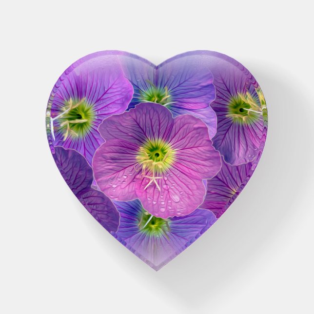Shades of purple paperweight (Front)