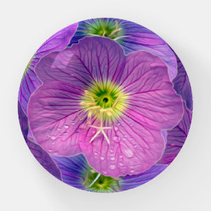Shades of purple paperweight