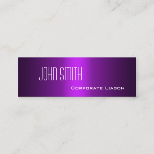 Shades of Purple Skinny Business Cards