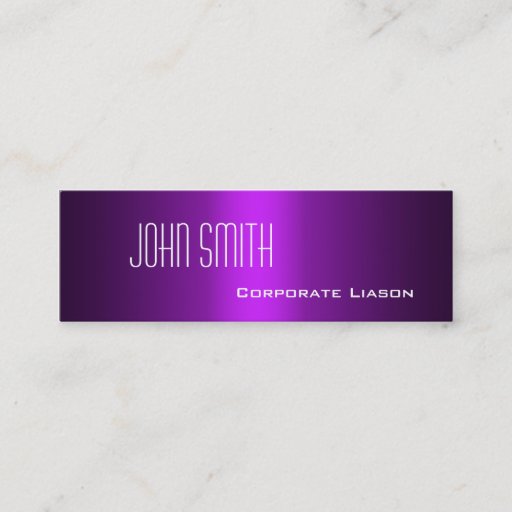 Customizable Shades of Purple Skinny Business Cards