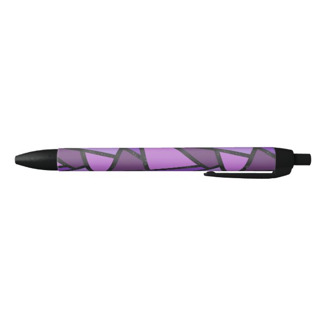 Shades of purple stained glass pattern pen (Bottom)