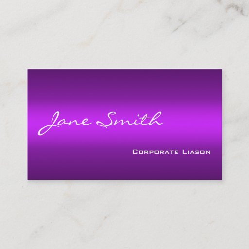 Customizable Shades of Purple Standard Business Cards