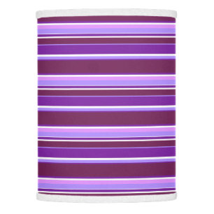 Shades of purple stripes lamp shade