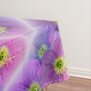 Shades of purple tablecloth