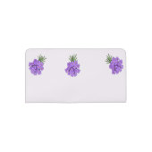 Shades of Purple with Hummingbird Checkbook Cover (Back)