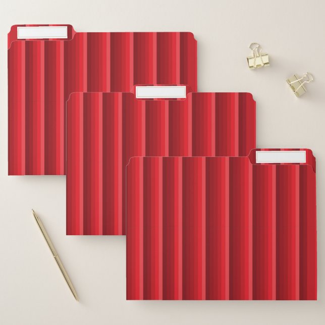 Shades of Red File Folder (Set)