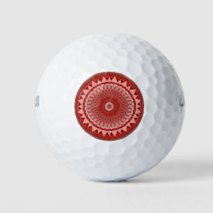 Shades of Red Golf Balls