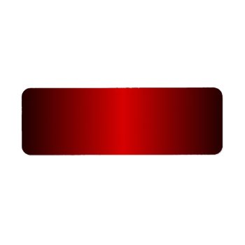 Shades Of Red. Label by Graphics_By_Metarla at Zazzle