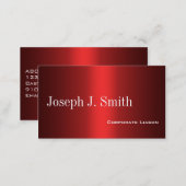 Shades of Red Standard Business Cards (Front/Back)