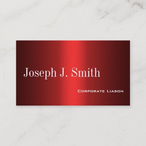 Shades of Red Standard Business Cards