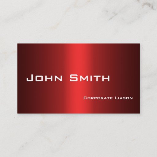 Customizable Shades of Red Standard Business Cards