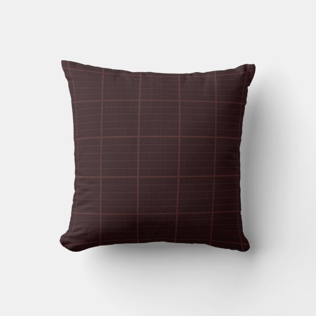 Shades of Red Throw Pillow (Front)