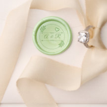 Shades of Sage Wedding Monogram