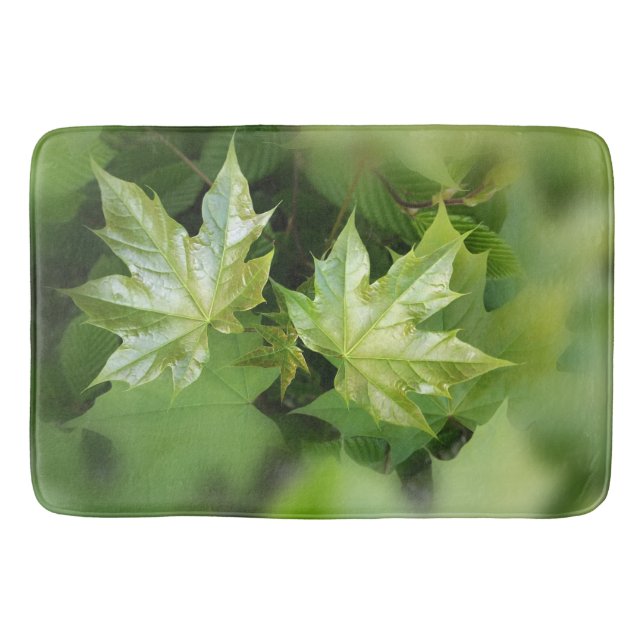 shades of spring bathroom mat (Front)