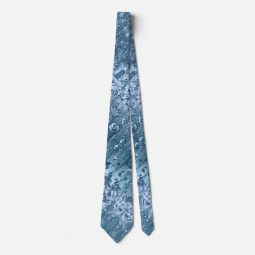 Shades of Steel Blue Neck Tie