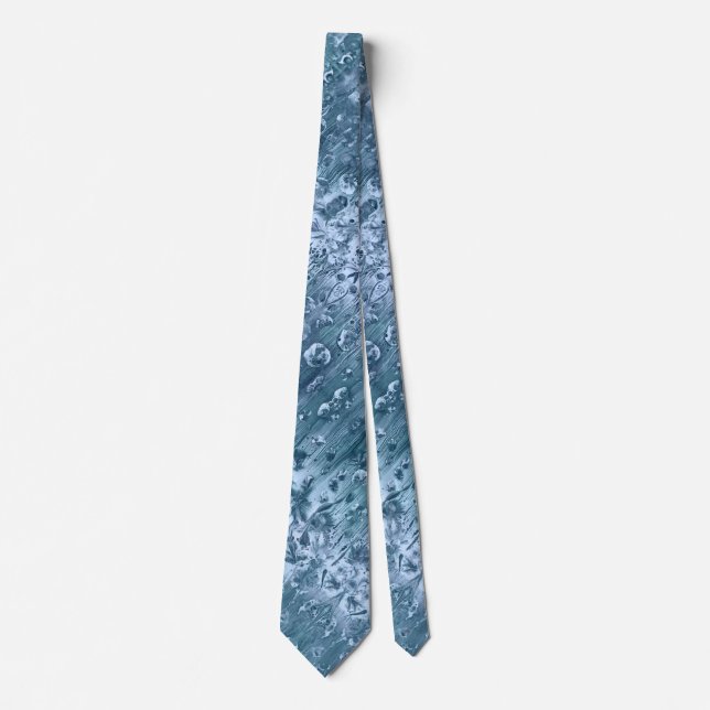 Shades of Steel Blue Neck Tie (Front)