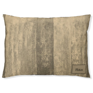 Shades of Taupe Ombre Striped Pet Bed