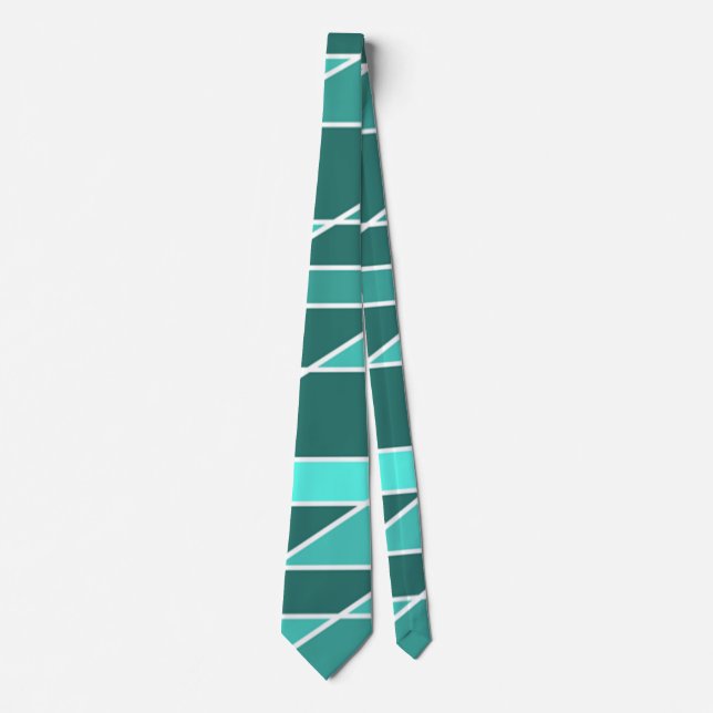 Shades of Teal Neck Tie (Front)