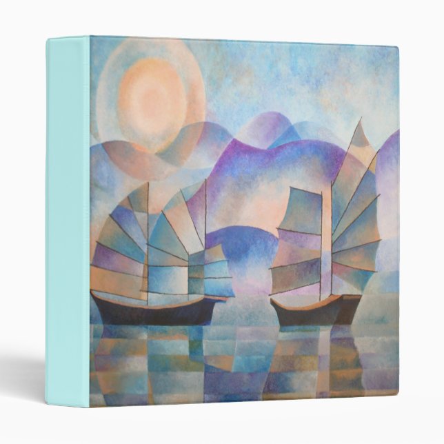 Shades of Tranquility Oriental Junks Binder (Front/Spine)