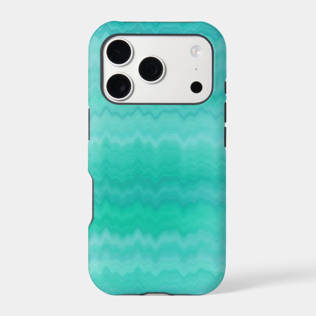Shades of Turquoise Iphone Case (Back)
