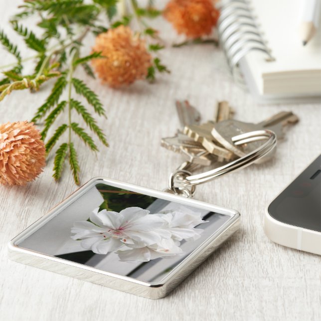 shades of white keychain (Side)