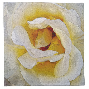 shades of white to yellow cloth napkin