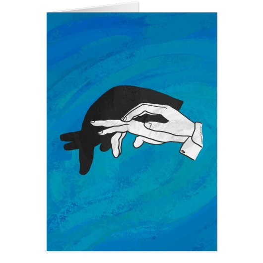 Shadow Anteater On Blue Cards (Front)