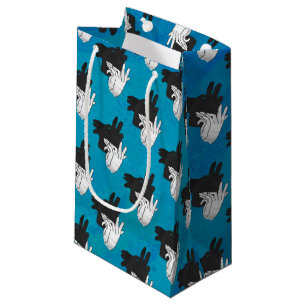 Shadow Billy Goat on Blue Small Gift Bag