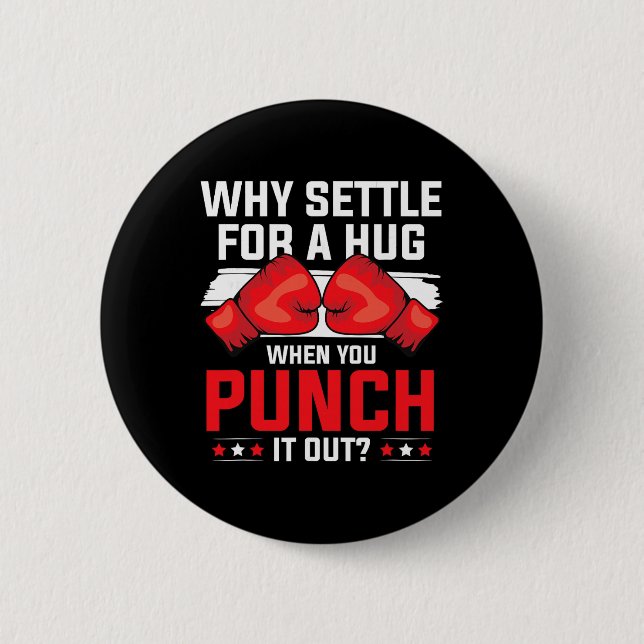 Shadow Boxing Punching Kickboxing G Gloves Boxer F Button (Front)