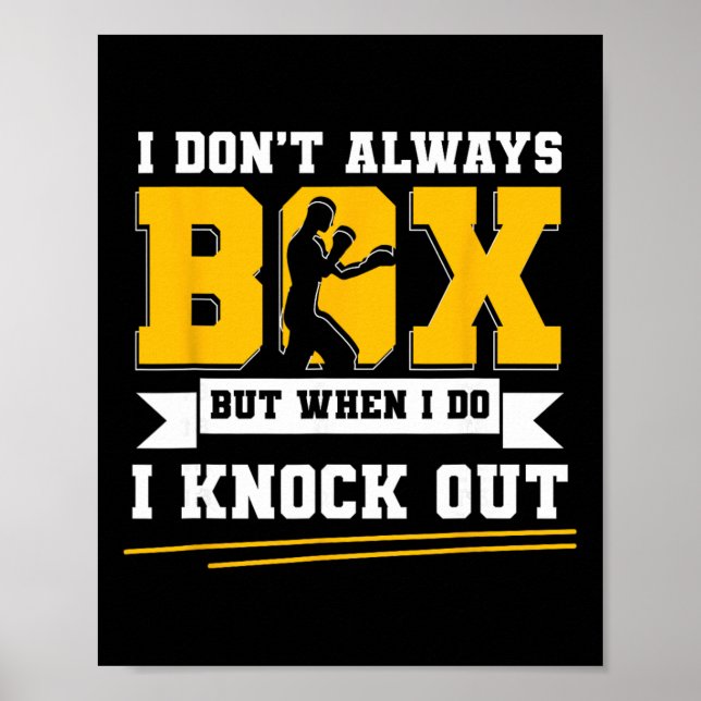Shadow Boxing Punching Kickboxing G Gloves Boxer F Poster (Front)