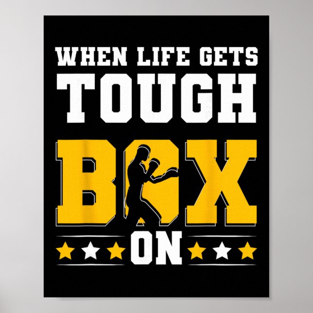 Shadow Boxing Punching Kickboxing G Gloves Boxer F Poster (Front)