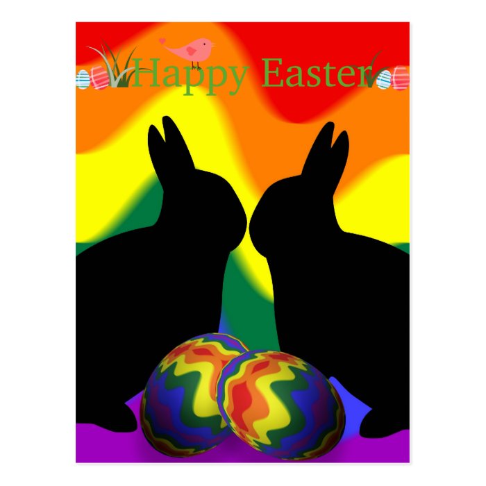 Shadow Bunnies Postcard