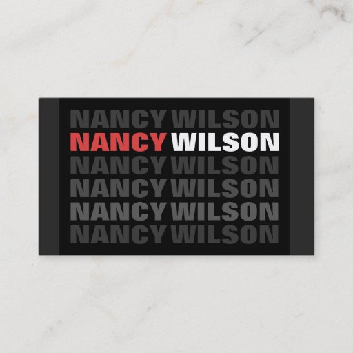 Customizable Shadow Business Card Templates