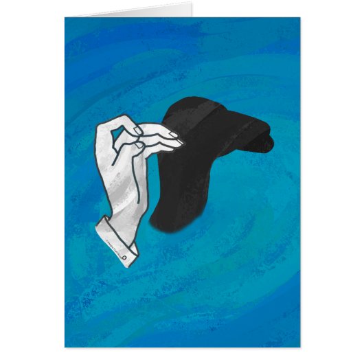 Shadow Camel On Blue Cards (Front)