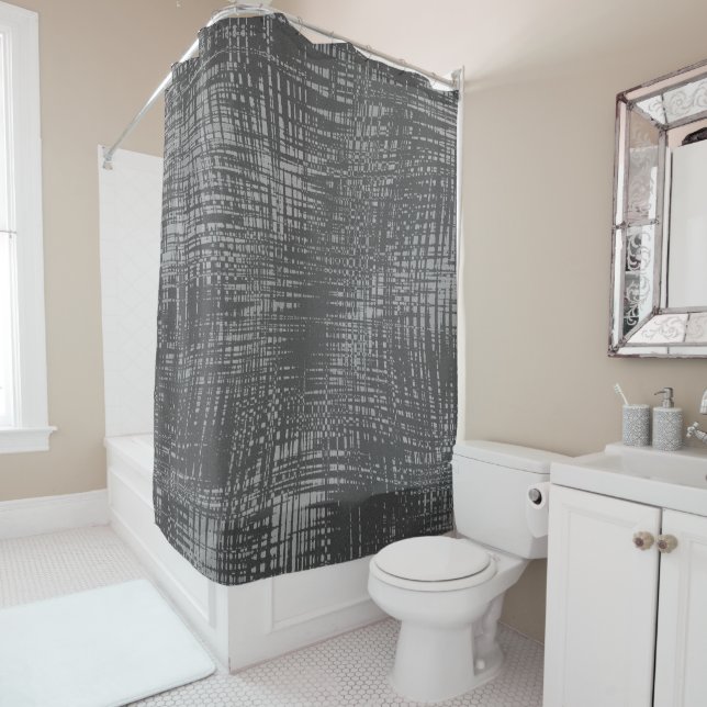 Shadow City Shower Curtain (In Situ)