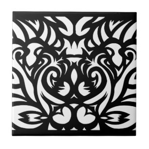 Shadow-cut art deco designer pattern by SPECT Ceramic Tile